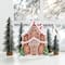 Glitzhome® 11.75" Christmas Lighted Resin Village Table Decor